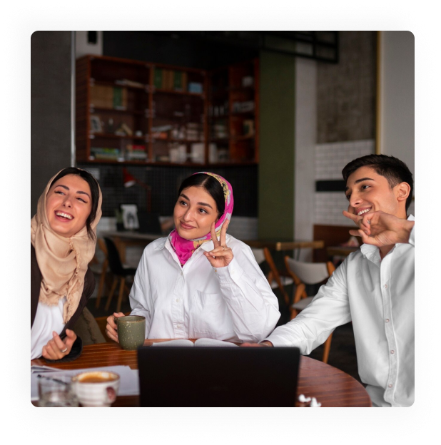 UAE digital agency team collaborating